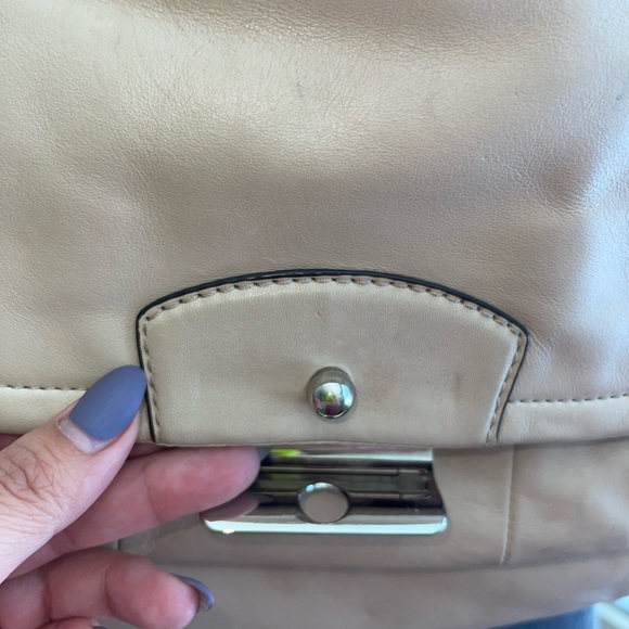 Coach Kristin Leather Hobo Champagne shoulder bag - Picture 3 of 10